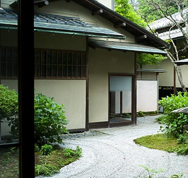 写真:平田館のお庭