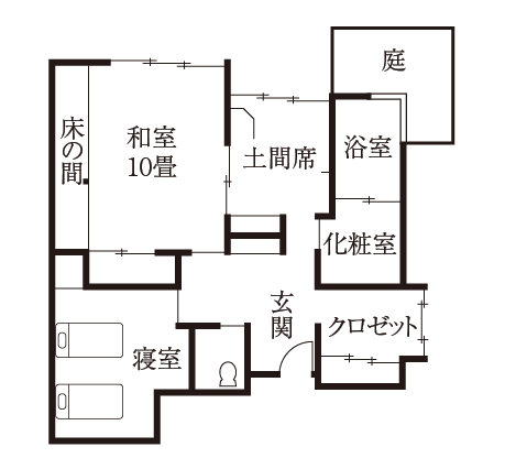 間取り図：梅