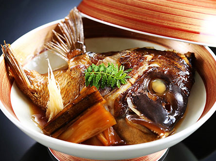 鯛のアラ炊き